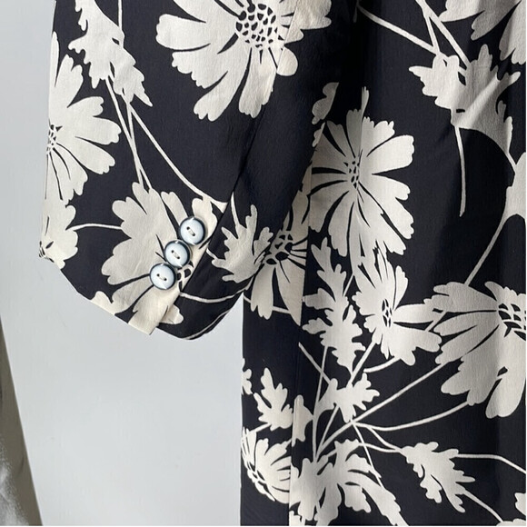 August Silk Diane Gilman silk blazer floral plus size career even luxury sz 2X - Picture 10 of 10